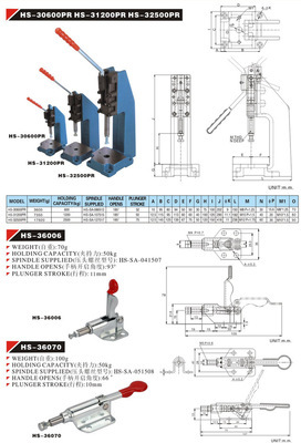 【推拉式夹具36006】价格,厂家,图片,夹具,无锡灵江五金交电-